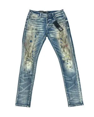 Blue Wash Vintage Skinny Jeans