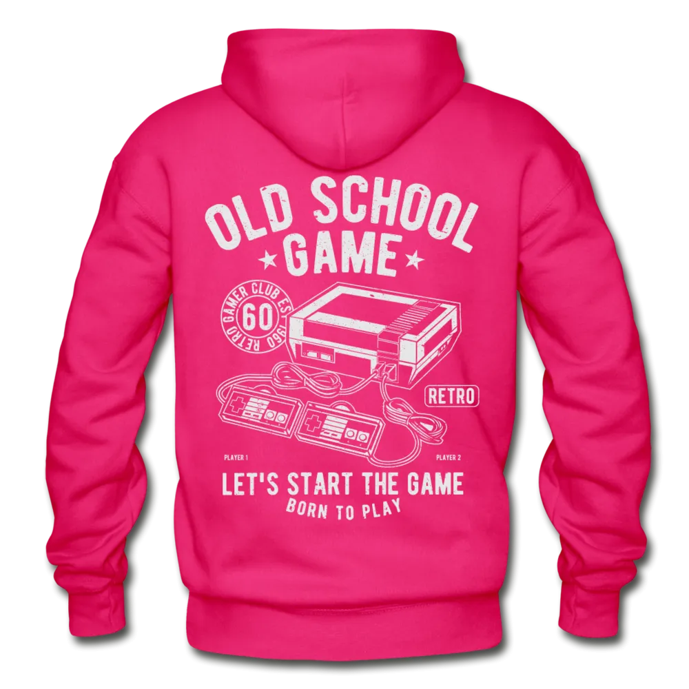Born to Play Retrogamer Heavy Blend Hoodie