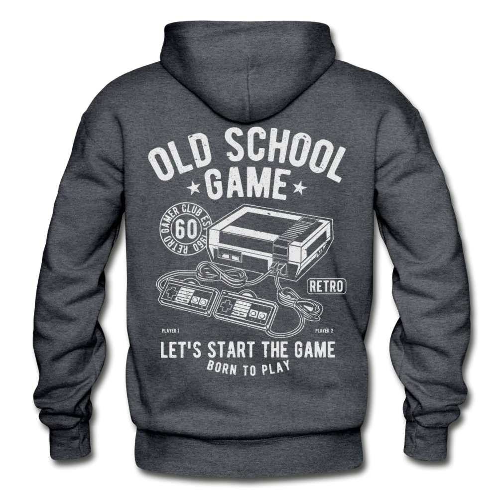 Born to Play Retrogamer Heavy Blend Hoodie