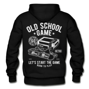 Born to Play Retrogamer Heavy Blend Hoodie