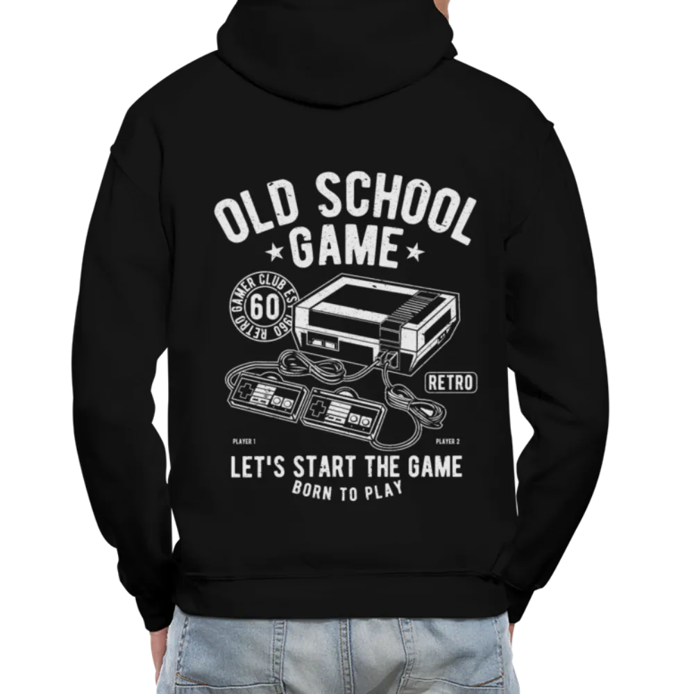 Born to Play Retrogamer Heavy Blend Hoodie