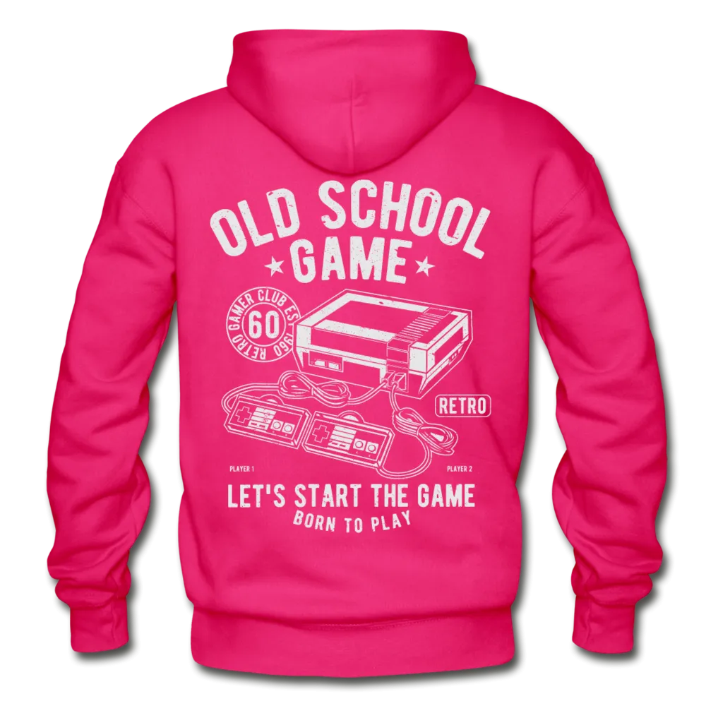 Born to Play Retrogamer Heavy Blend Hoodie