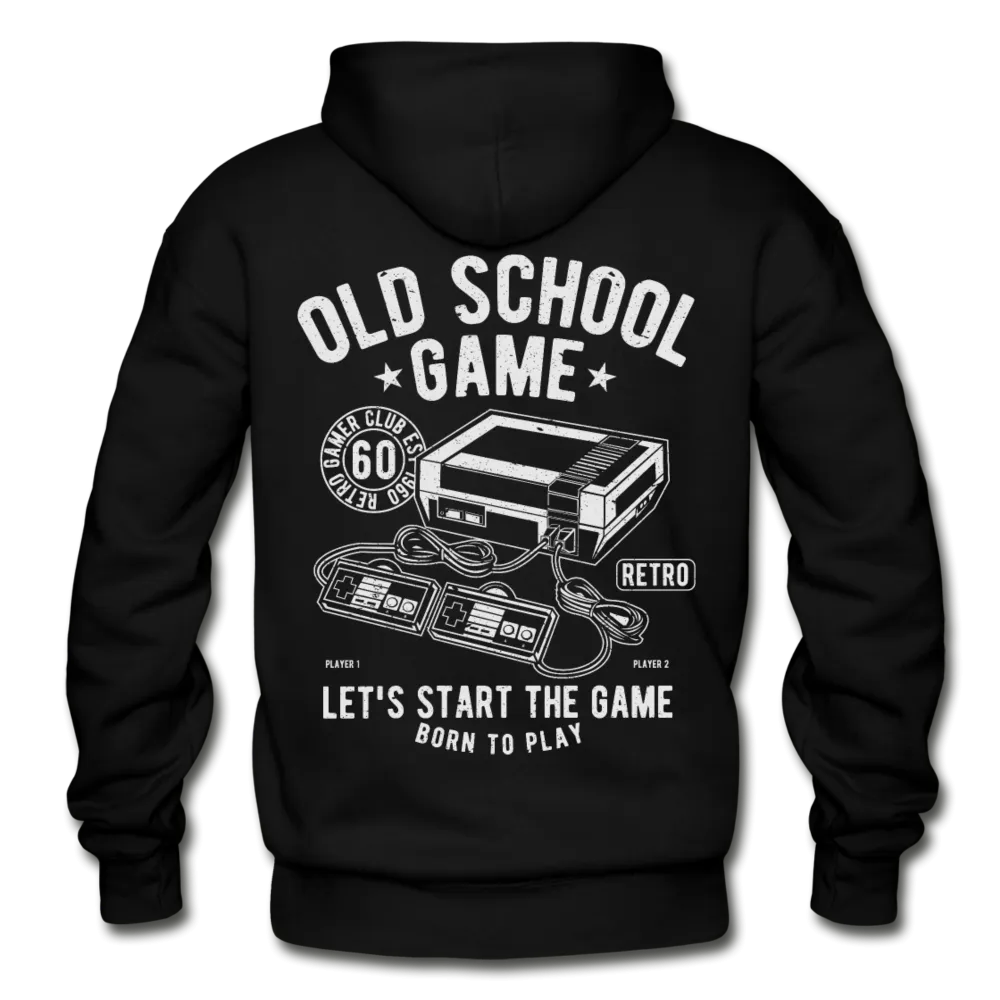 Born to Play Retrogamer Heavy Blend Hoodie