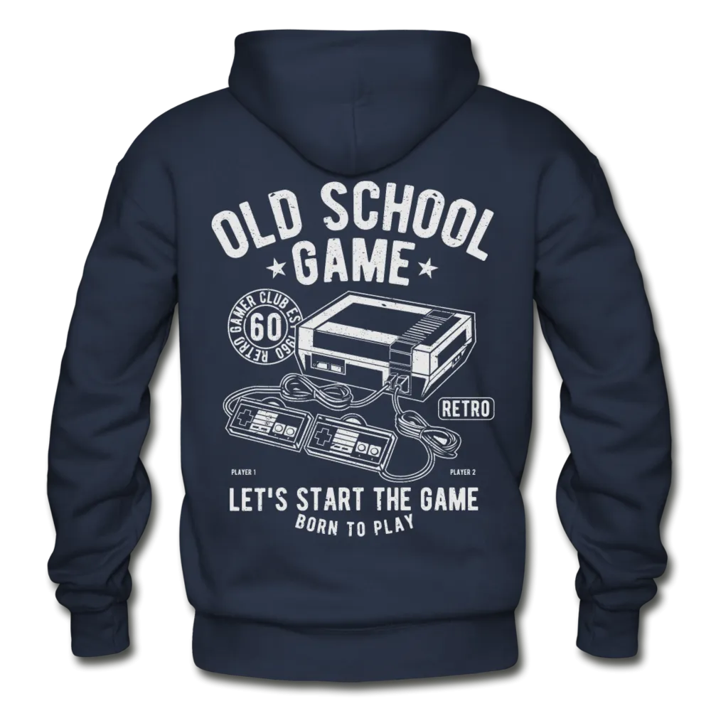 Born to Play Retrogamer Heavy Blend Hoodie