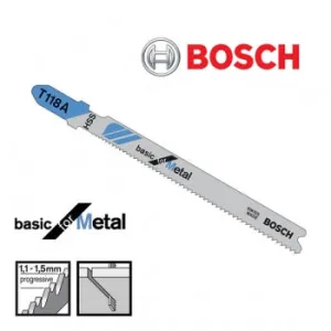 Bosch T118A 3-5/8" Metal Jigsaw Blade (5) Pack