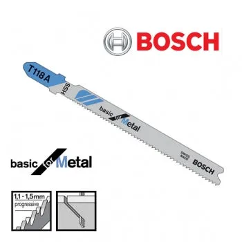 Bosch T118A 3-5/8" Metal Jigsaw Blade (5) Pack