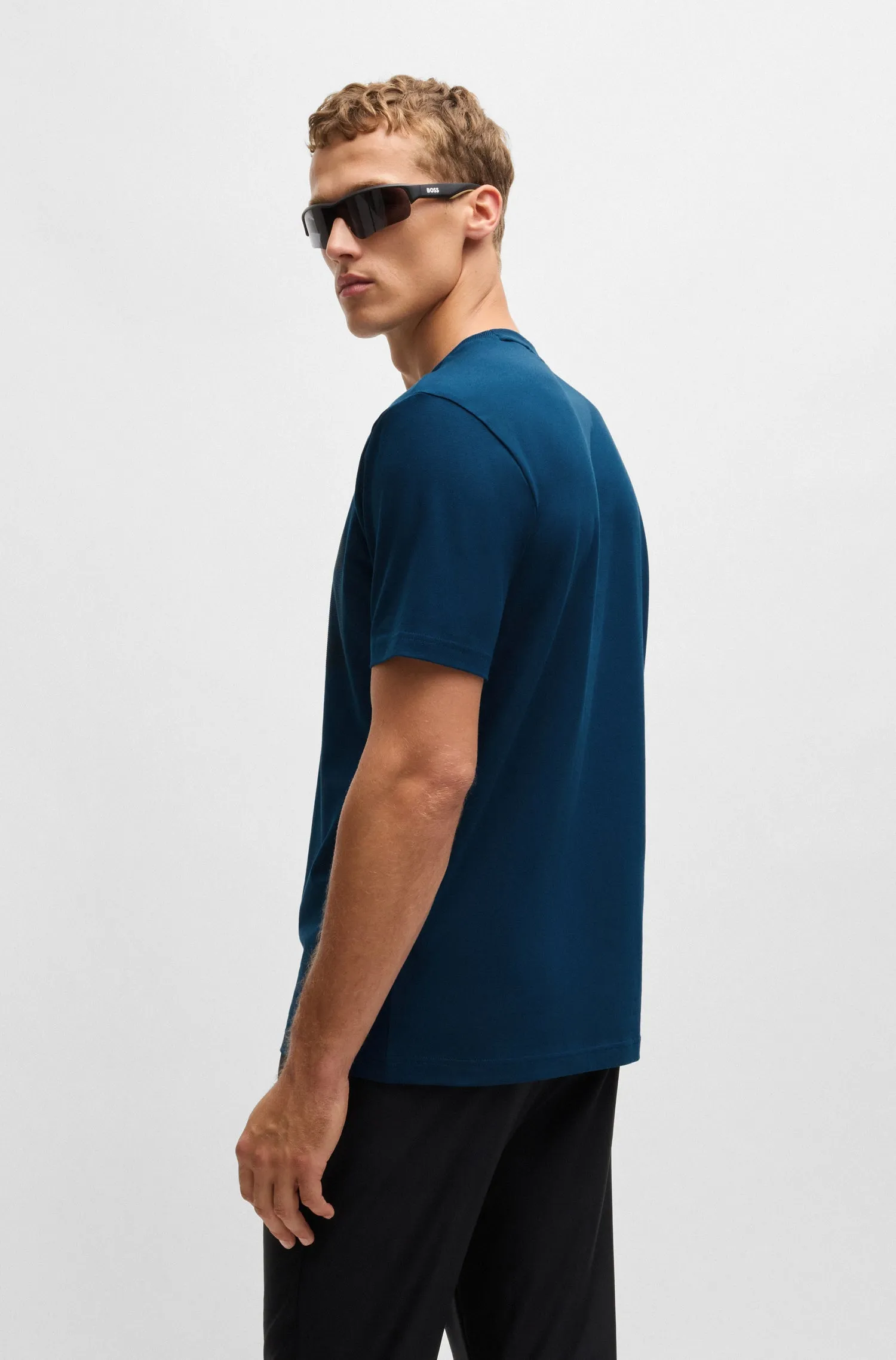 BOSS T-Shirts Regular Fit in Cotton Mix - TEE 3 10262779 01-50525224