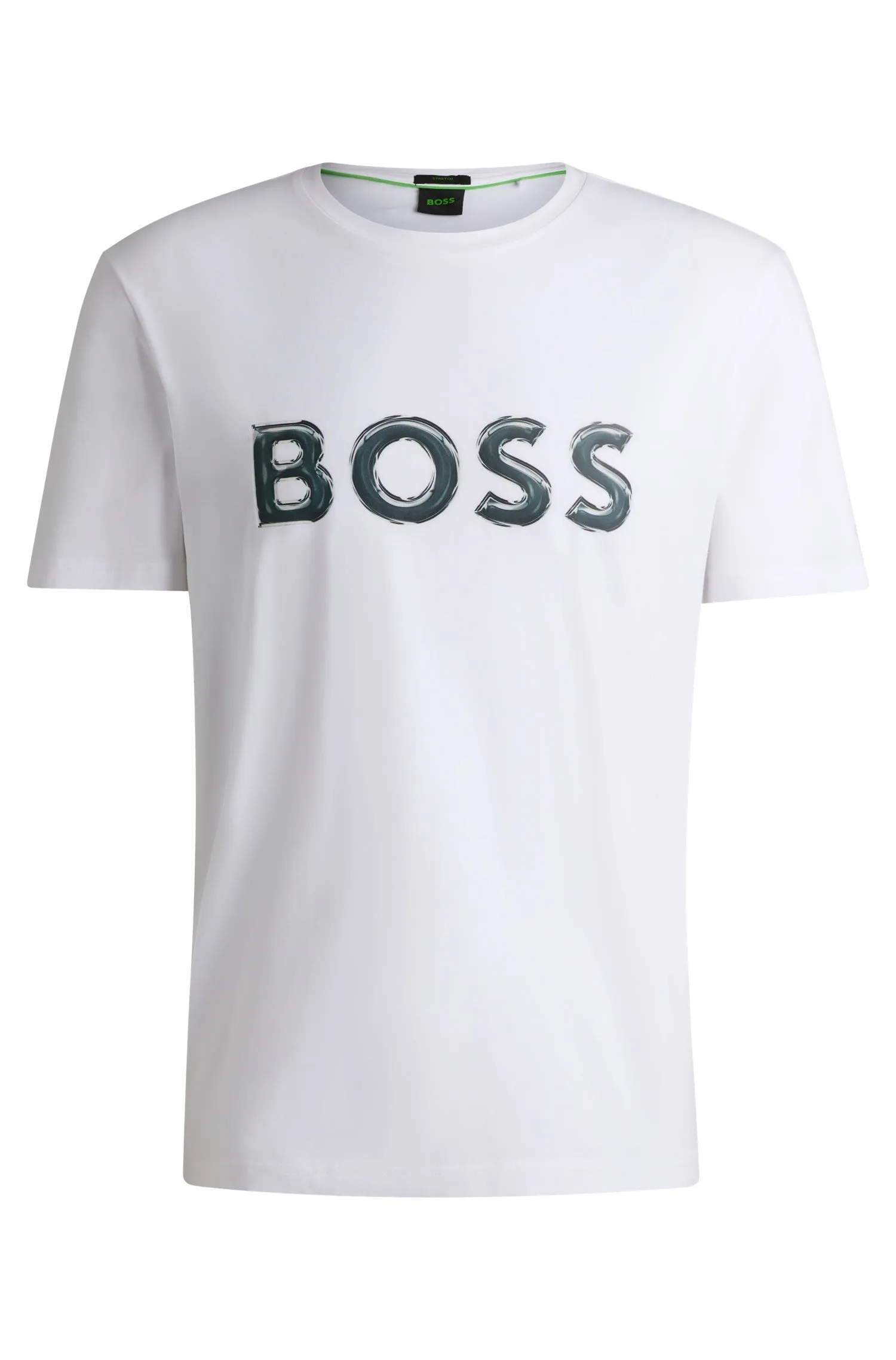 BOSS T-Shirts Regular Fit in Cotton Mix - TEE LOGO 10194355 01-50535273