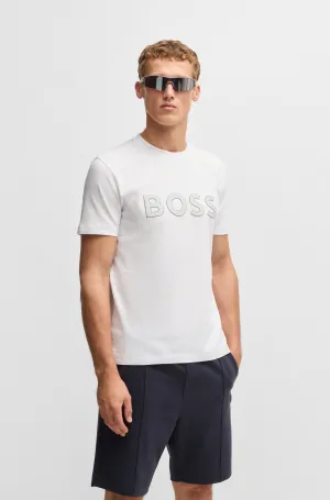 BOSS T-Shirts Regular Fit in Cotton Mix - TEE TL LOGO 10268875 01-50535170