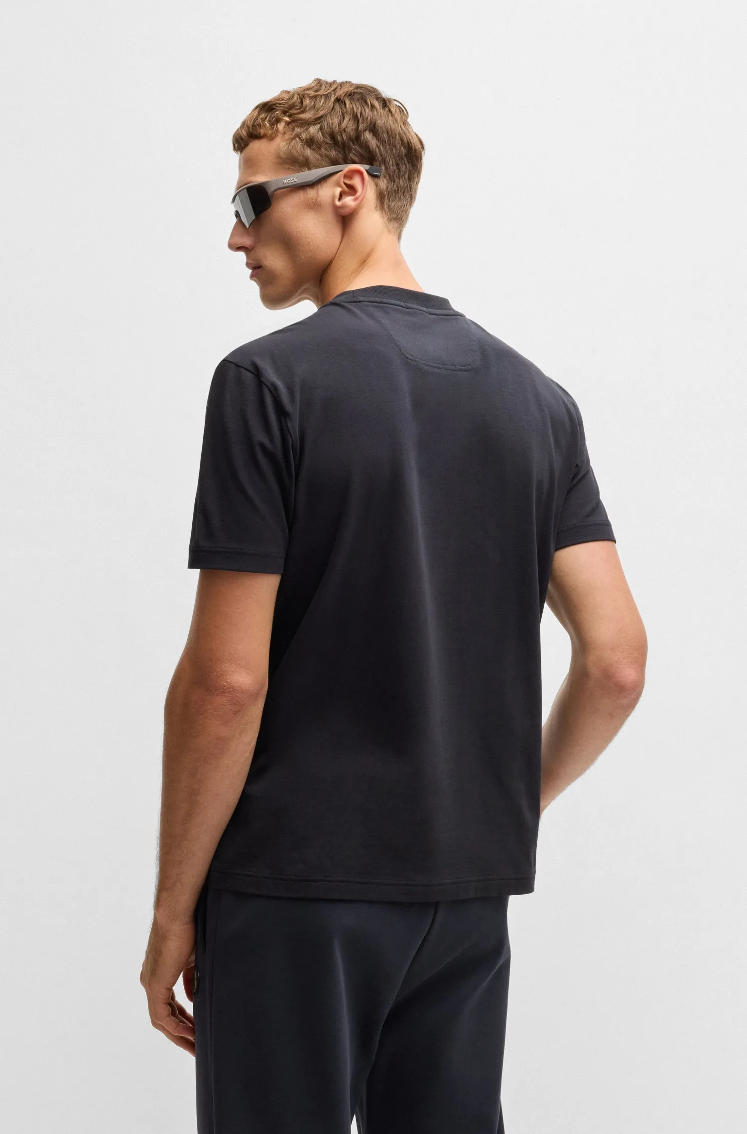BOSS T-Shirts Regular Fit in Cotton Mix - TEE TL LOGO 10268875 01-50535170