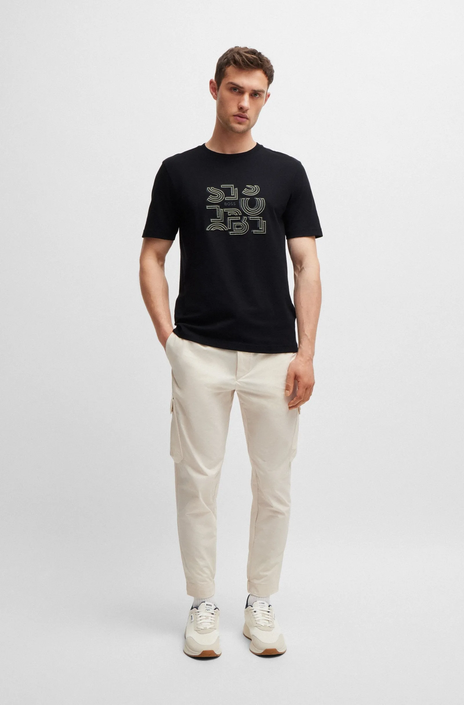 BOSS T-Shirts Regular Fit in Cotton - TEE 4 10247529 01-50519350