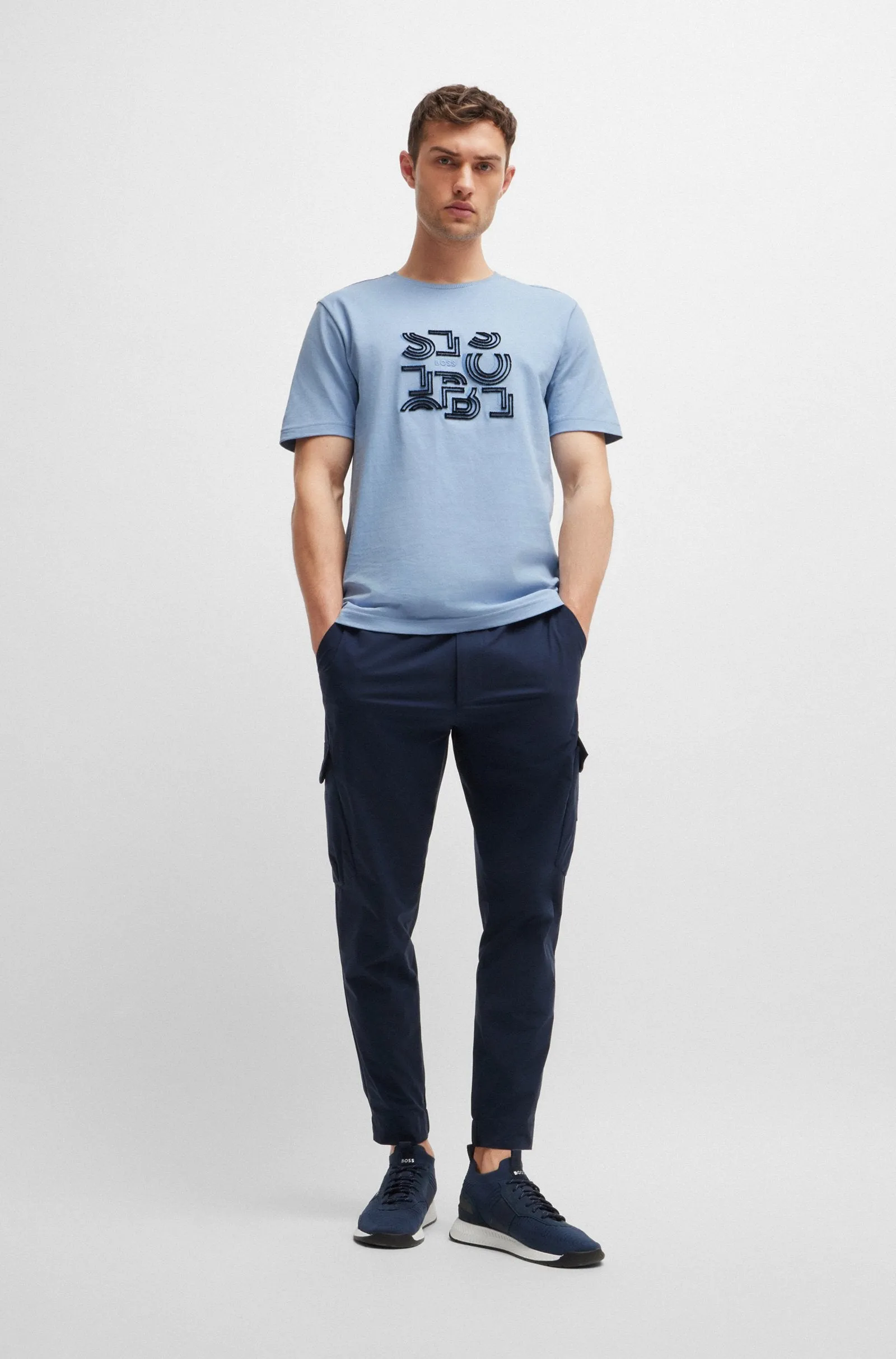 BOSS T-Shirts Regular Fit in Cotton - TEE 4 10247529 01-50519350