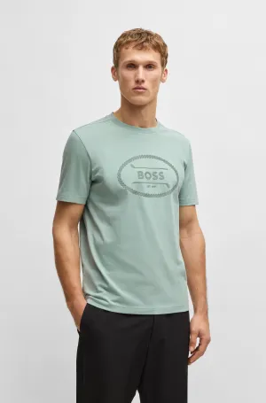 BOSS T-Shirts Regular Fit in Cotton - TEE LOGO HERITAGE 10269604 01-50537825