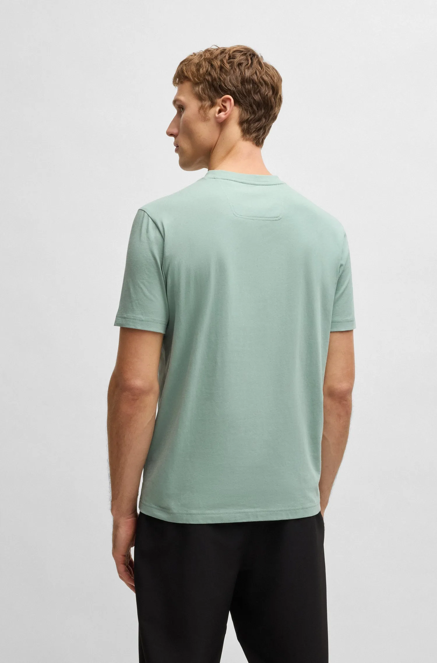 BOSS T-Shirts Regular Fit in Cotton - TEE LOGO HERITAGE 10269604 01-50537825