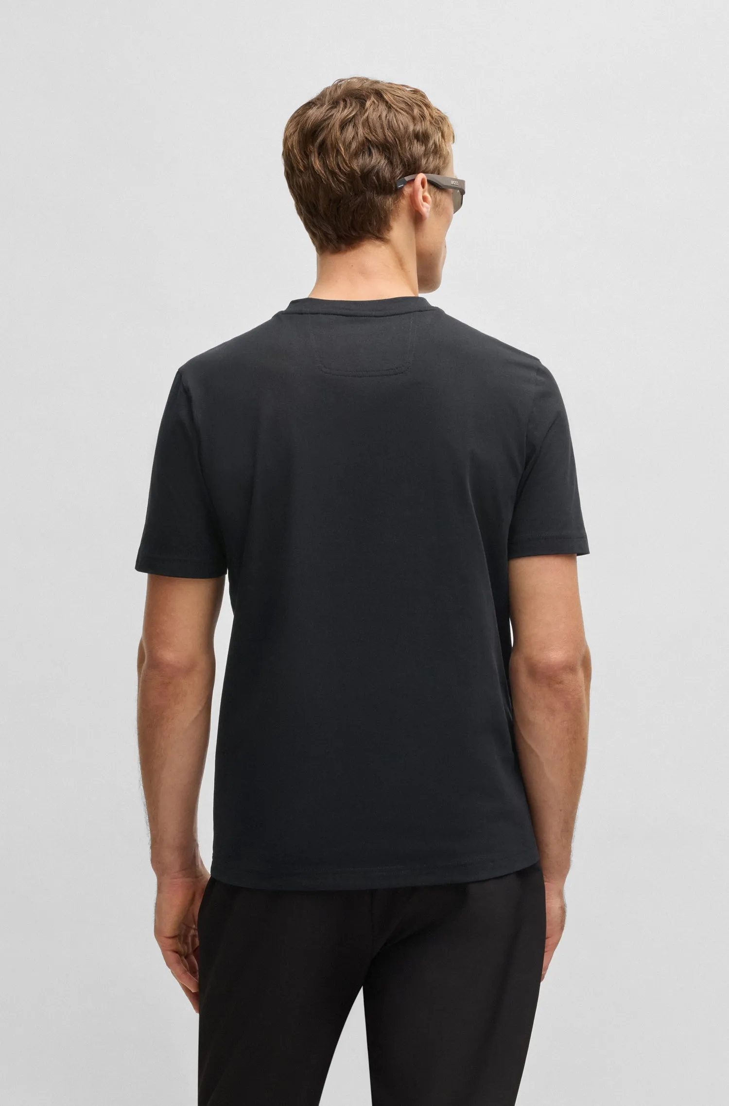 BOSS T-Shirts Regular Fit in Cotton - TEE LOGO HERITAGE 10269604 01-50537825