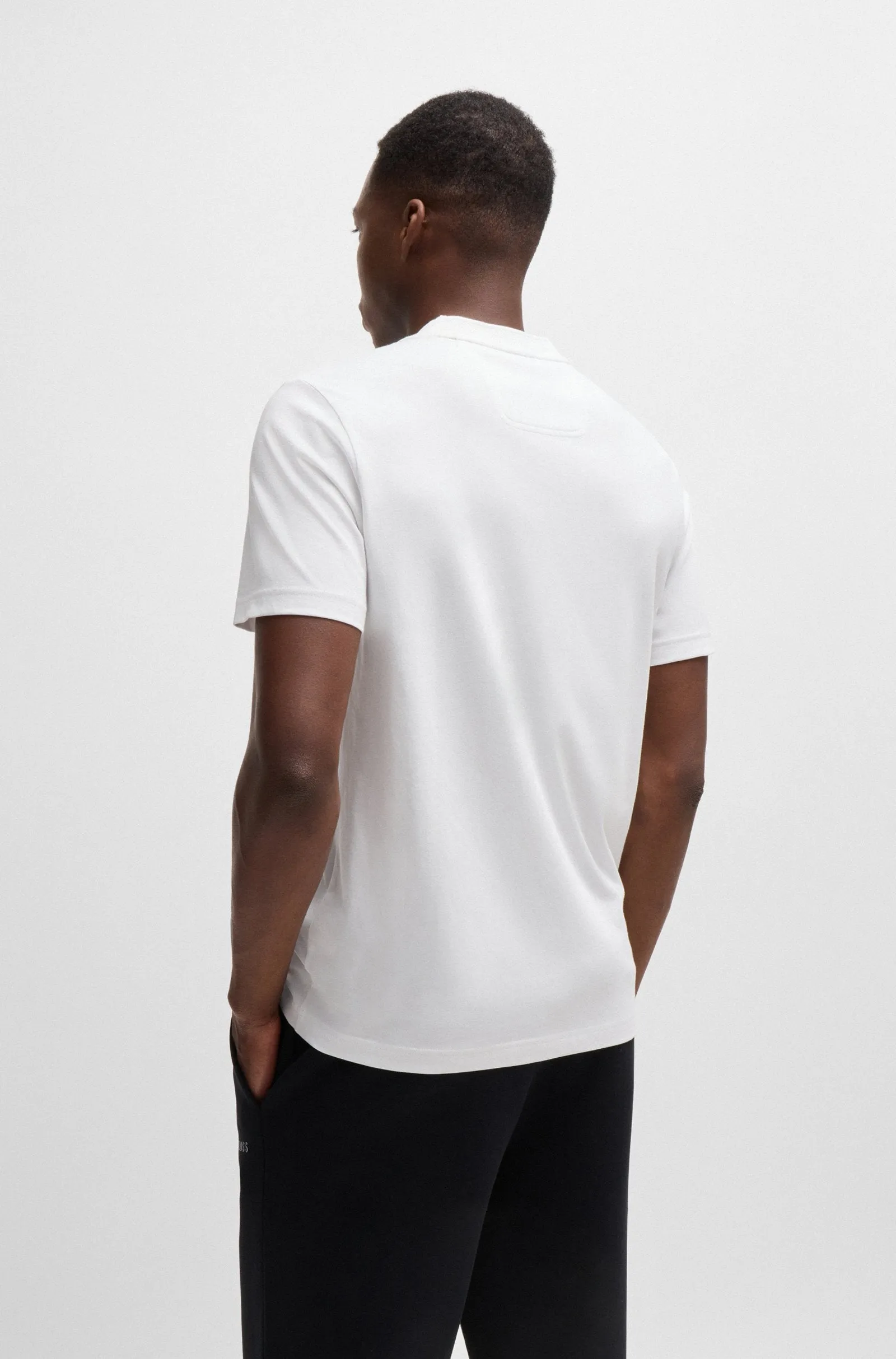 BOSS T-Shirts Regular Fit in Cotton - TEE MIRROR 2 10236129 01-50525087