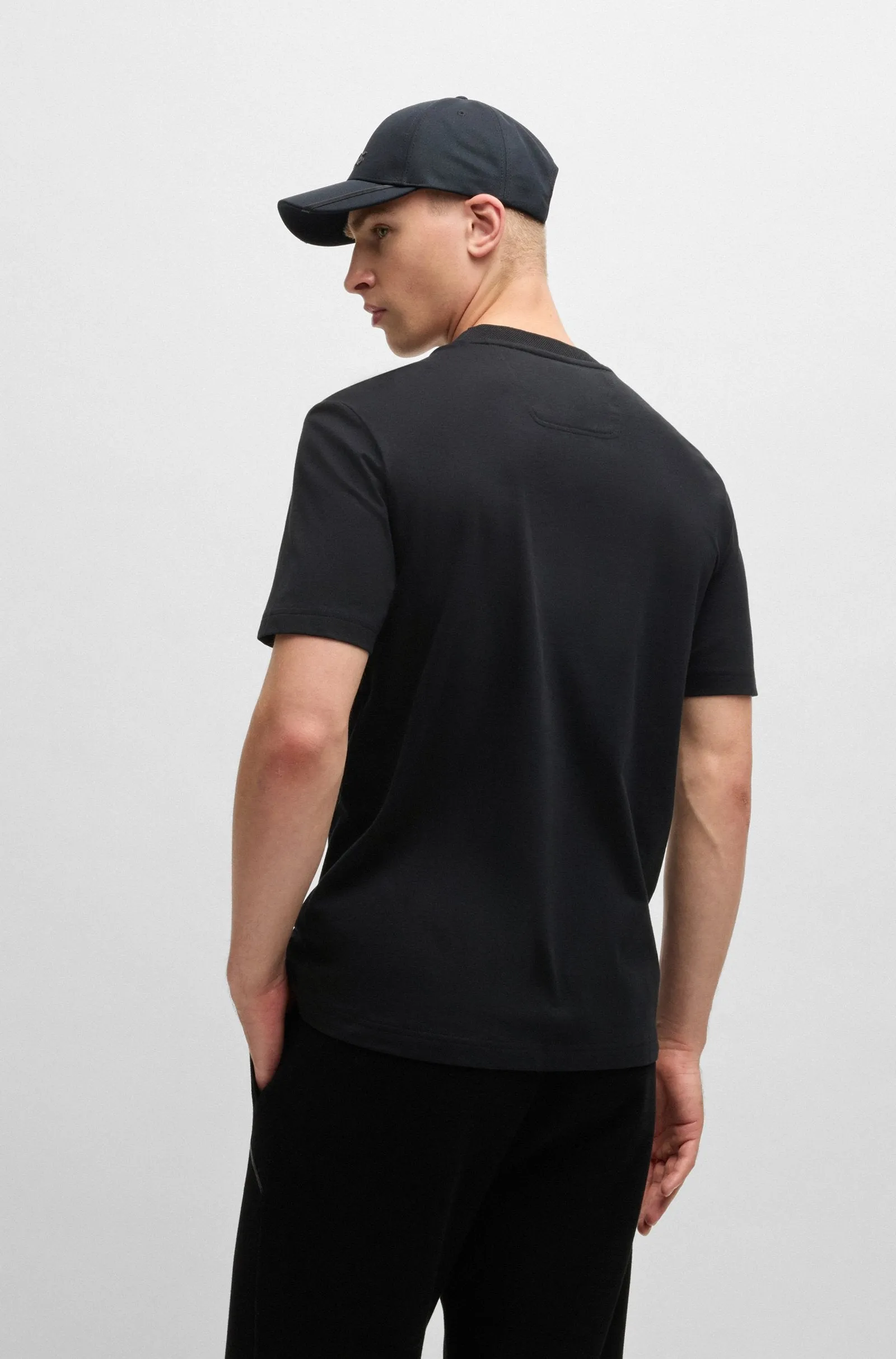 BOSS T-Shirts Regular Fit in Cotton - TEE MIRROR 2 10236129 01-50525087