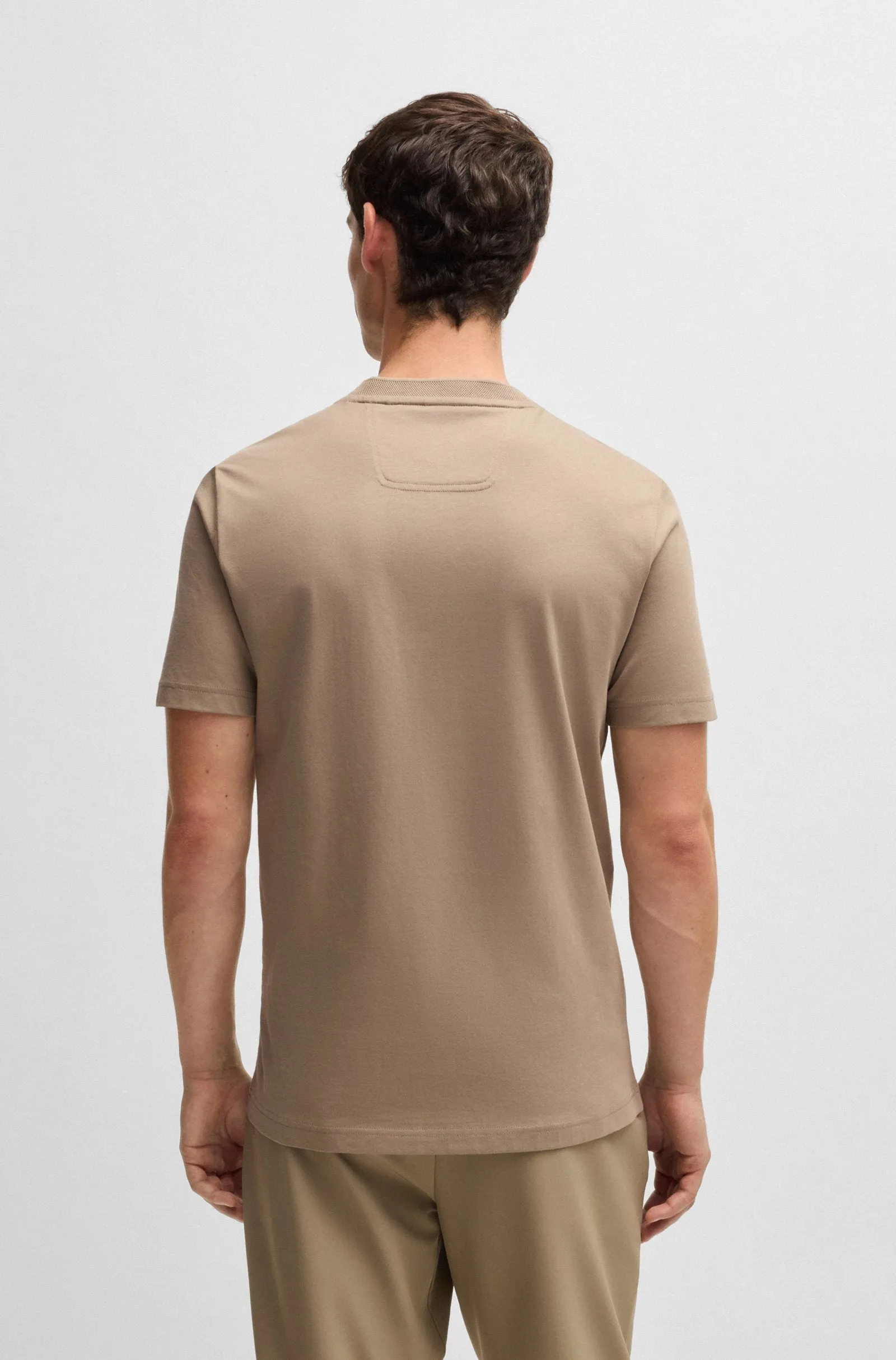 BOSS T-Shirts Regular Fit in Cotton - TEE MIRROR 2 10236129 01-50525087