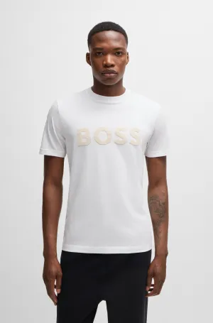 BOSS T-Shirts Regular Fit in Cotton - TEE MIRROR 2 10236129 01-50525087