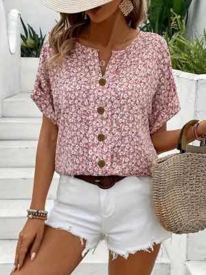 Candice - Elegant, Light Floral Blouse