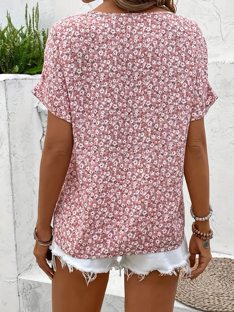 Candice - Elegant, Light Floral Blouse