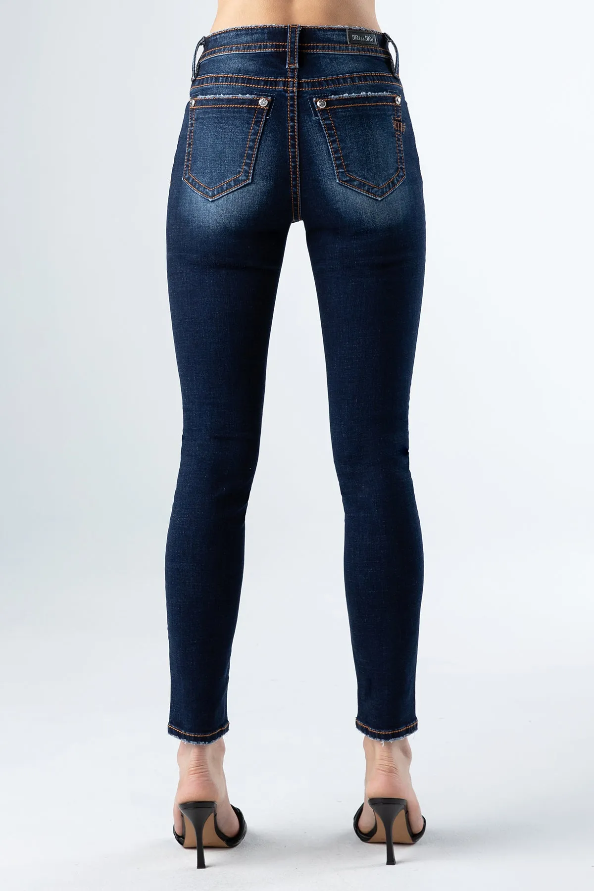 Classic Dark Wash Skinny Jeans