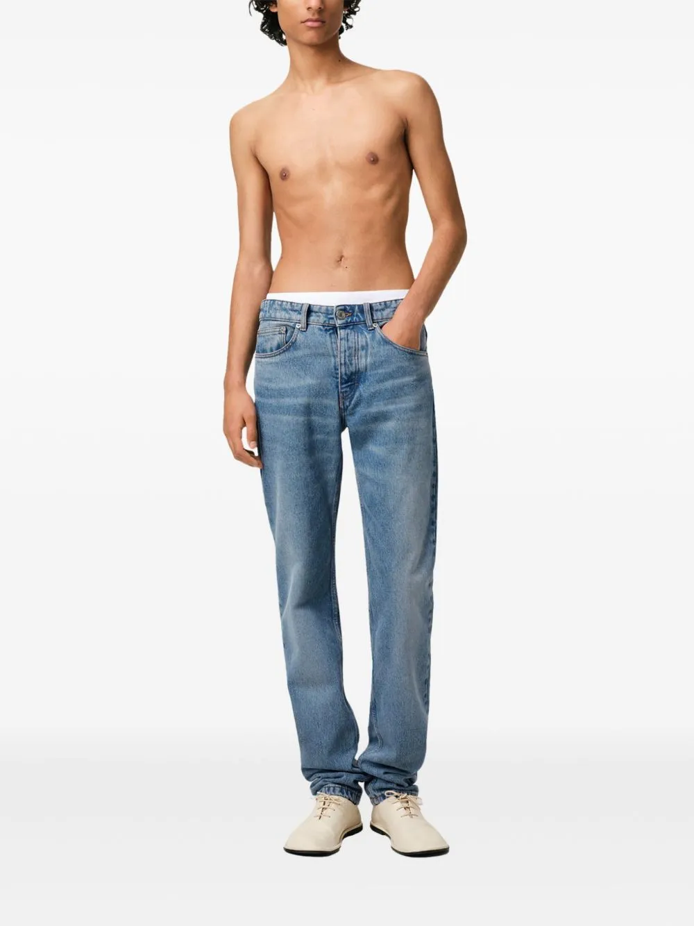 Classic fit denim jeans