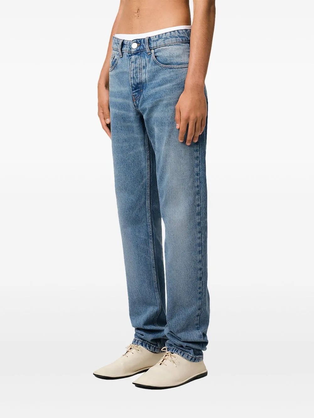 Classic fit denim jeans