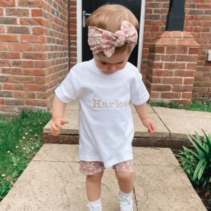 Classic Name Personalised White Tshirt