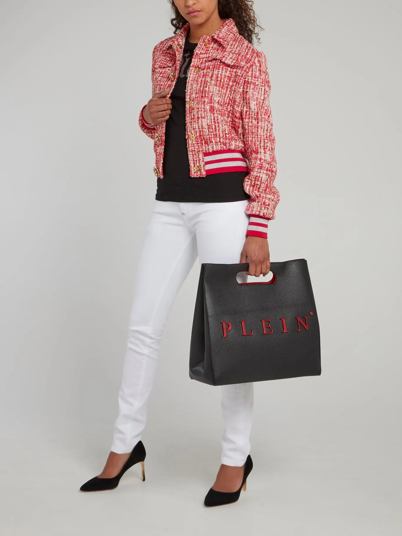 Classic White Logo Skinny Jeans
