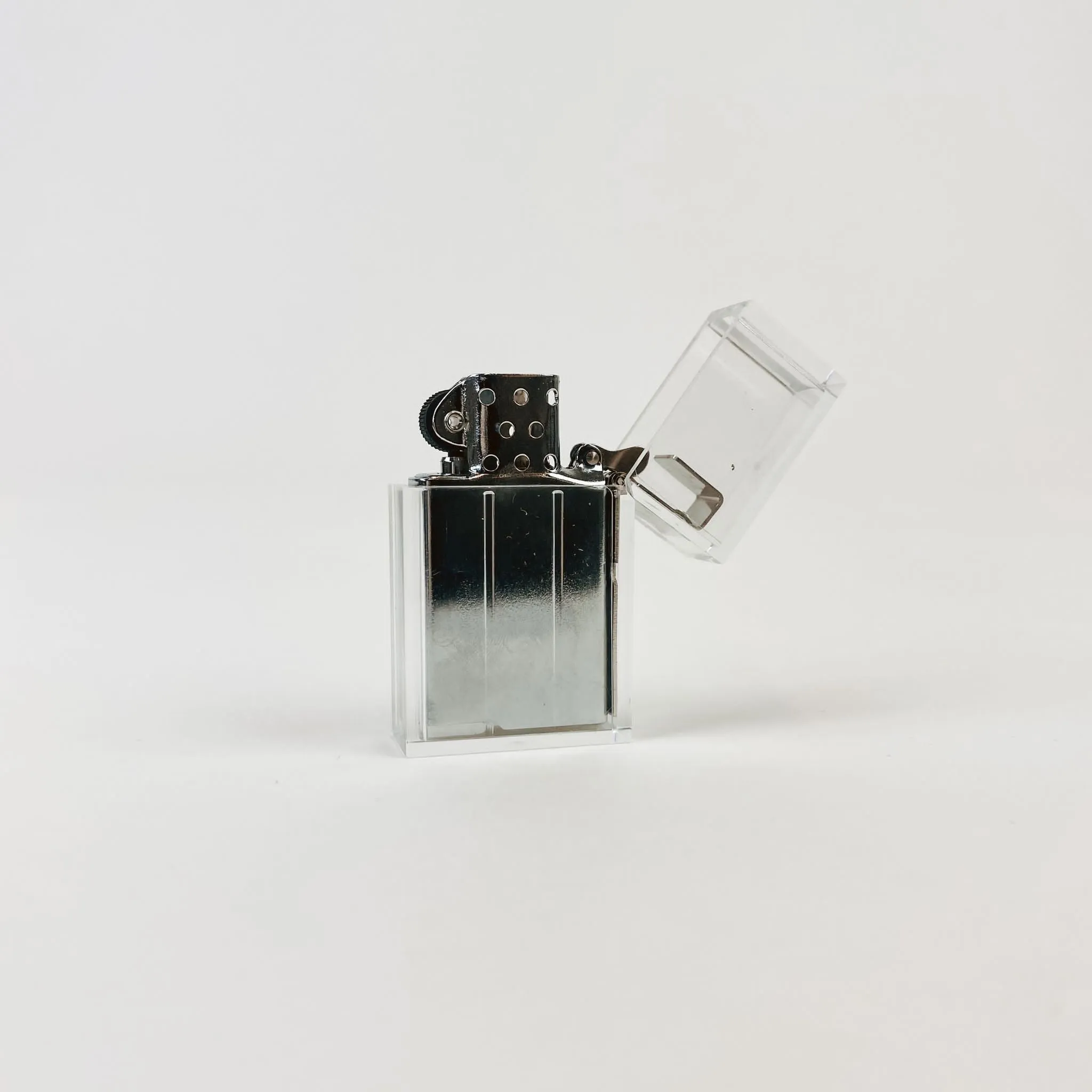 Clear Hard Edge Refillable Lighter