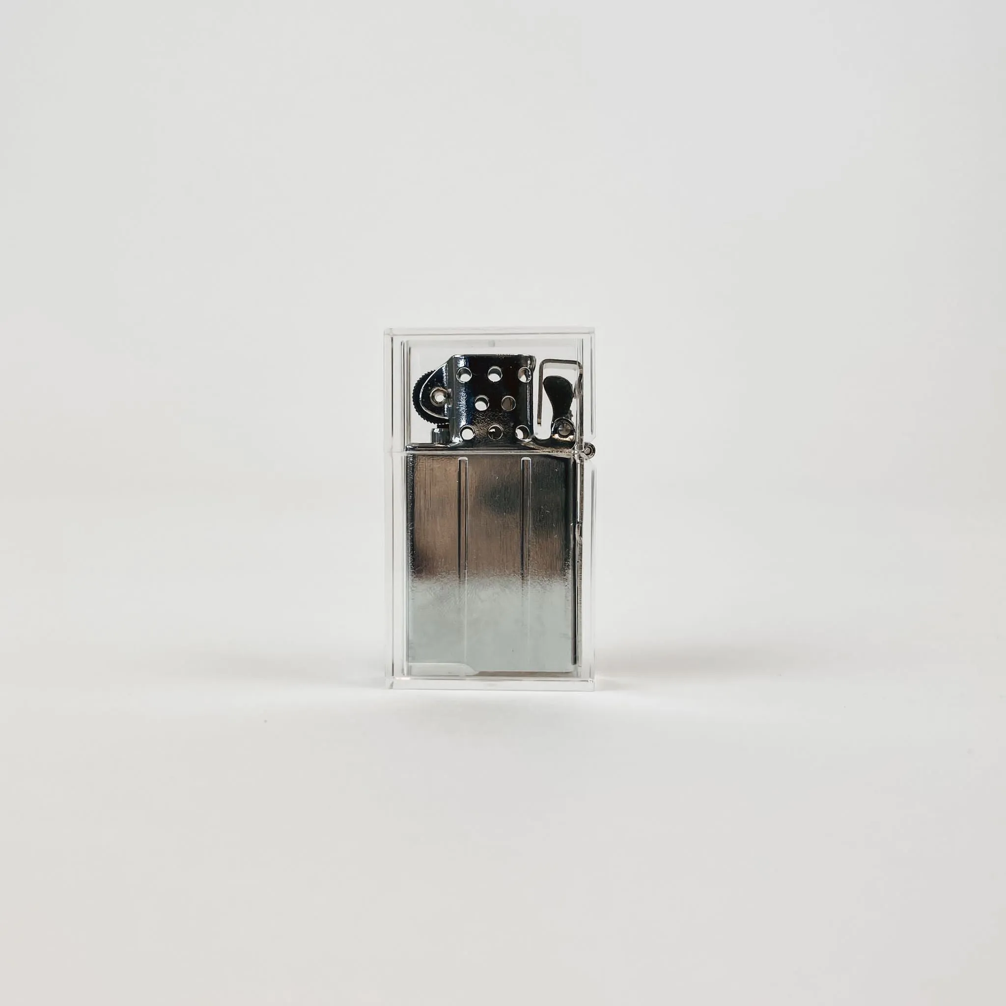 Clear Hard Edge Refillable Lighter