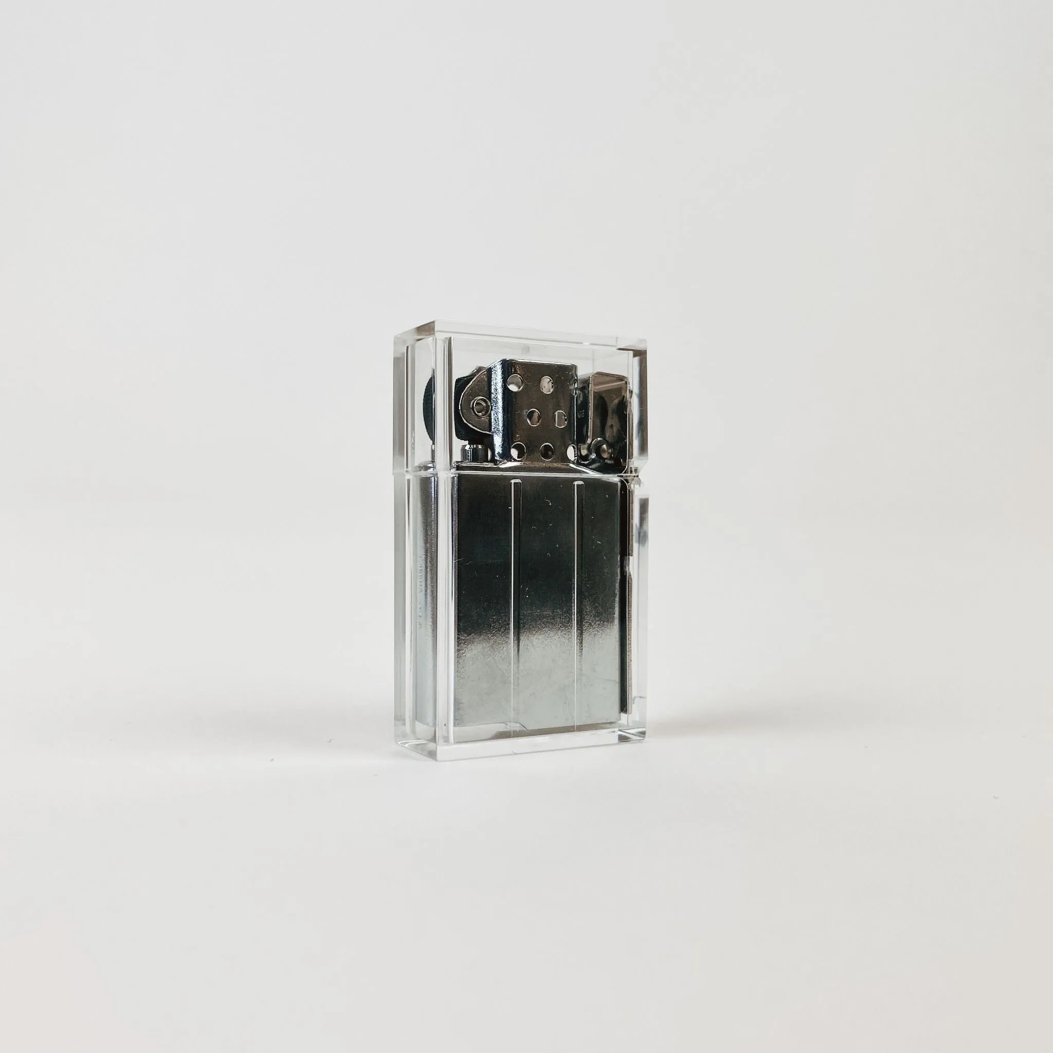 Clear Hard Edge Refillable Lighter