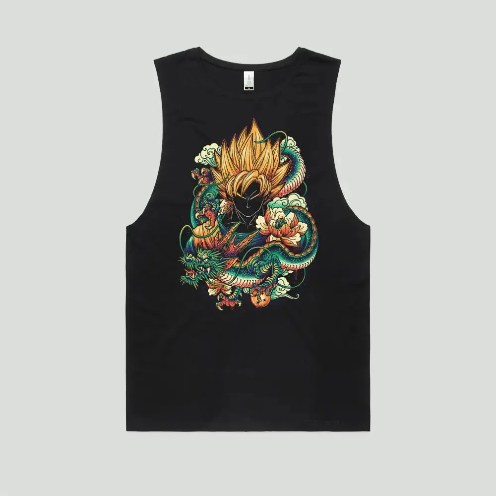 Colorful Dragon Tank Top