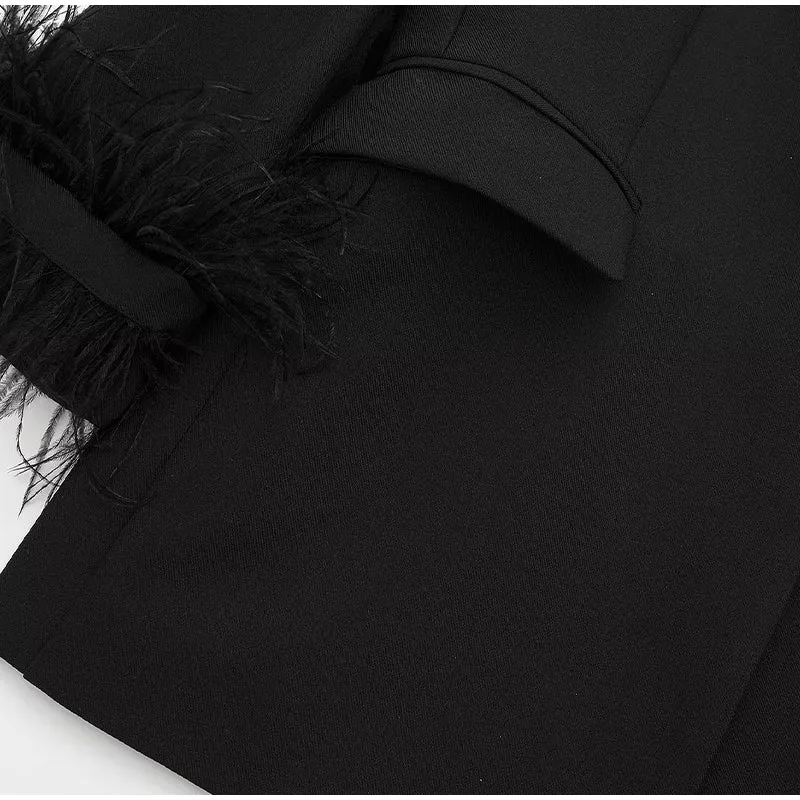 Cora Feather Blazer