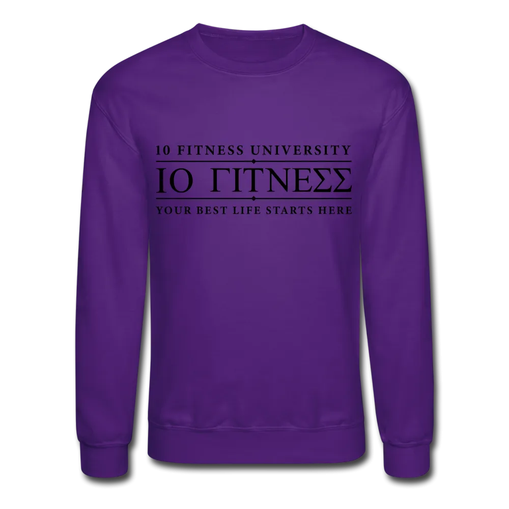 Crewneck Sweatshirt 10 Trainer Blk Ltr