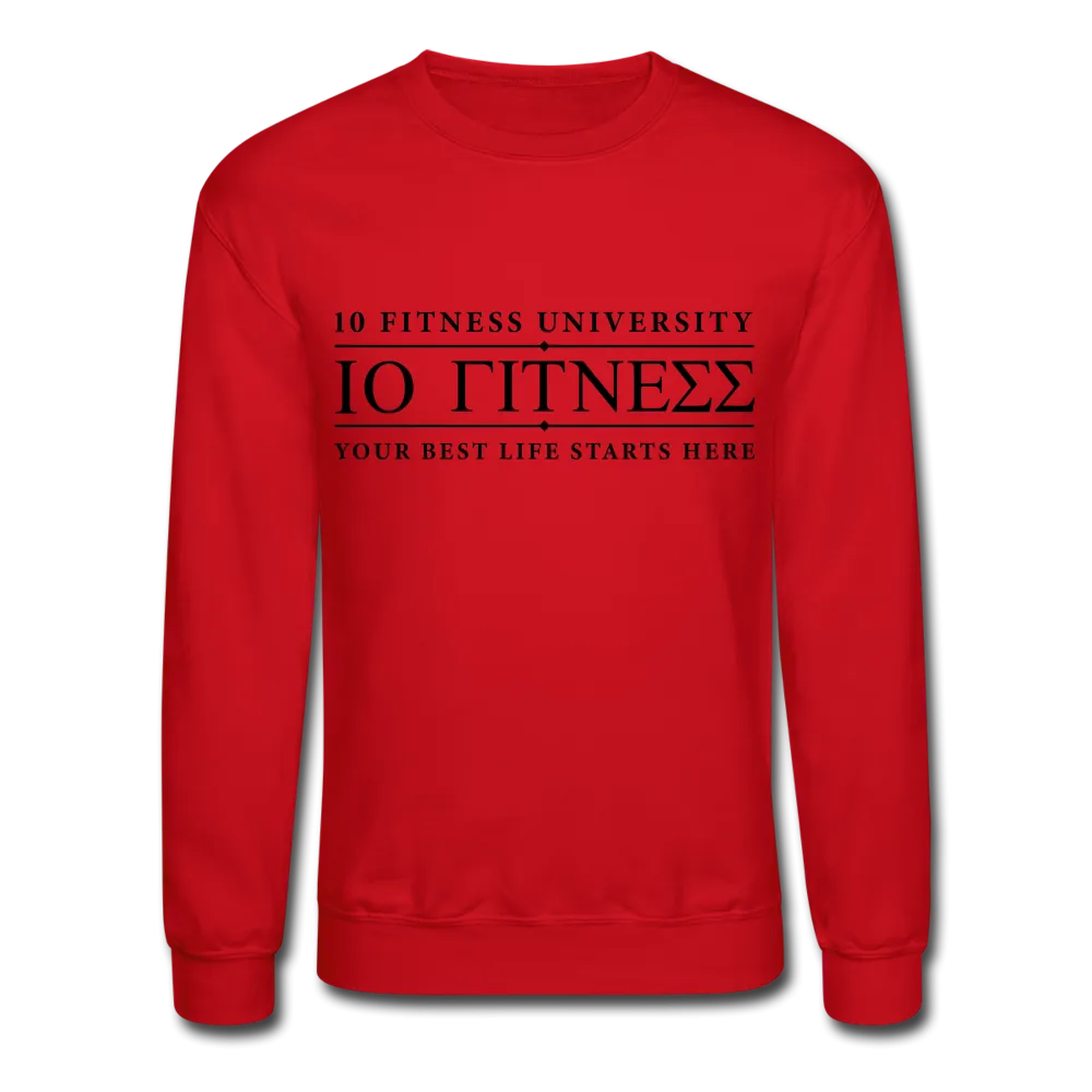 Crewneck Sweatshirt 10 Trainer Blk Ltr