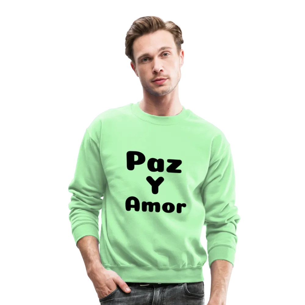 Crewneck Sweatshirt, positive message in Spanish