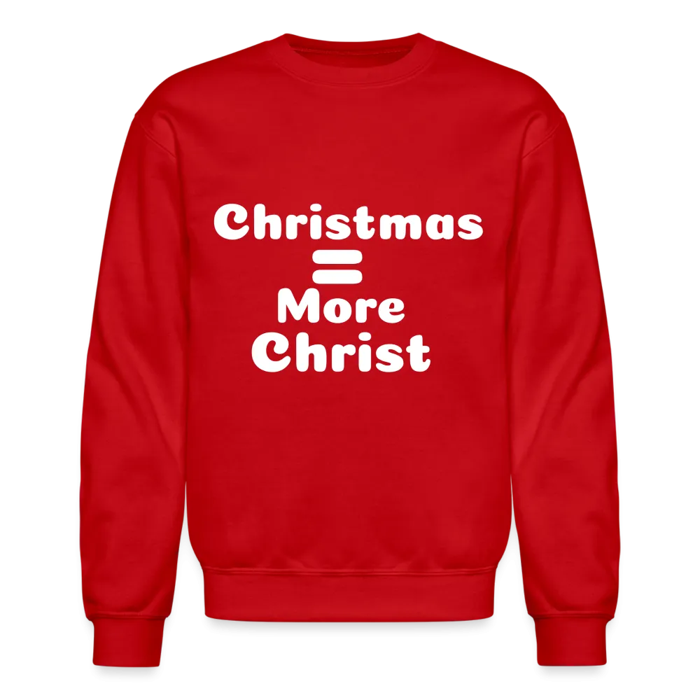 Crewneck Sweatshirt with a message of Christmas