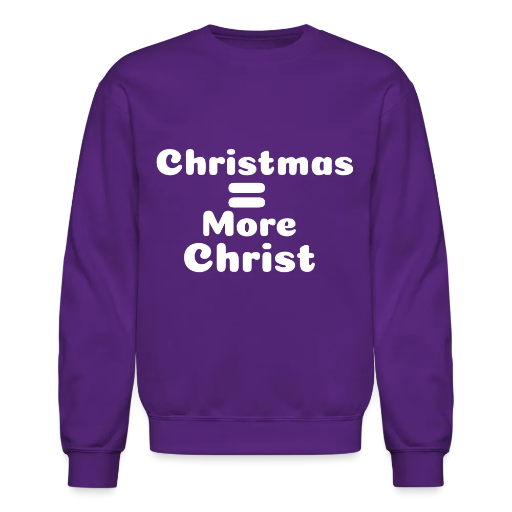 Crewneck Sweatshirt with a message of Christmas