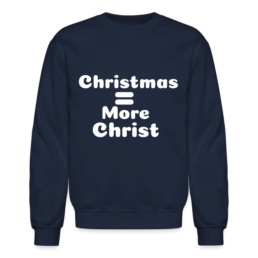 Crewneck Sweatshirt with a message of Christmas