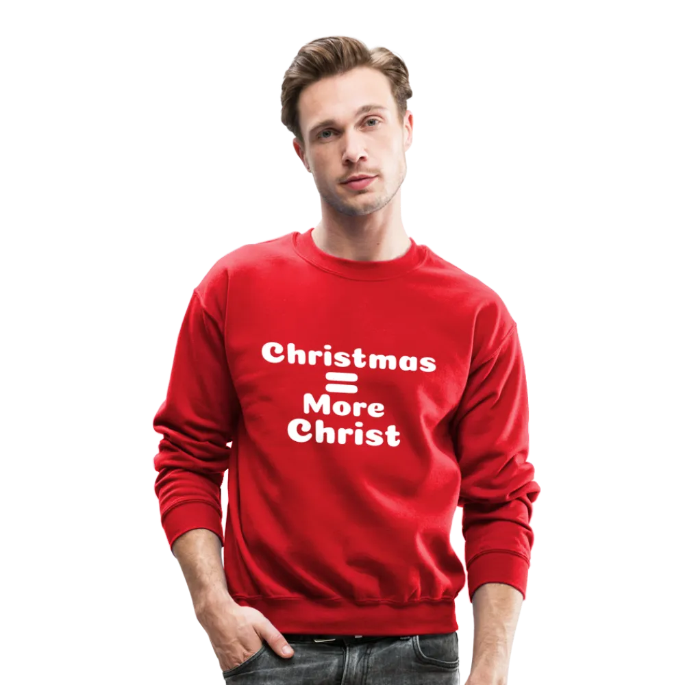 Crewneck Sweatshirt with a message of Christmas