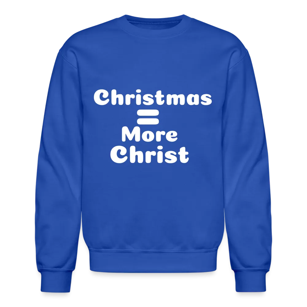 Crewneck Sweatshirt with a message of Christmas