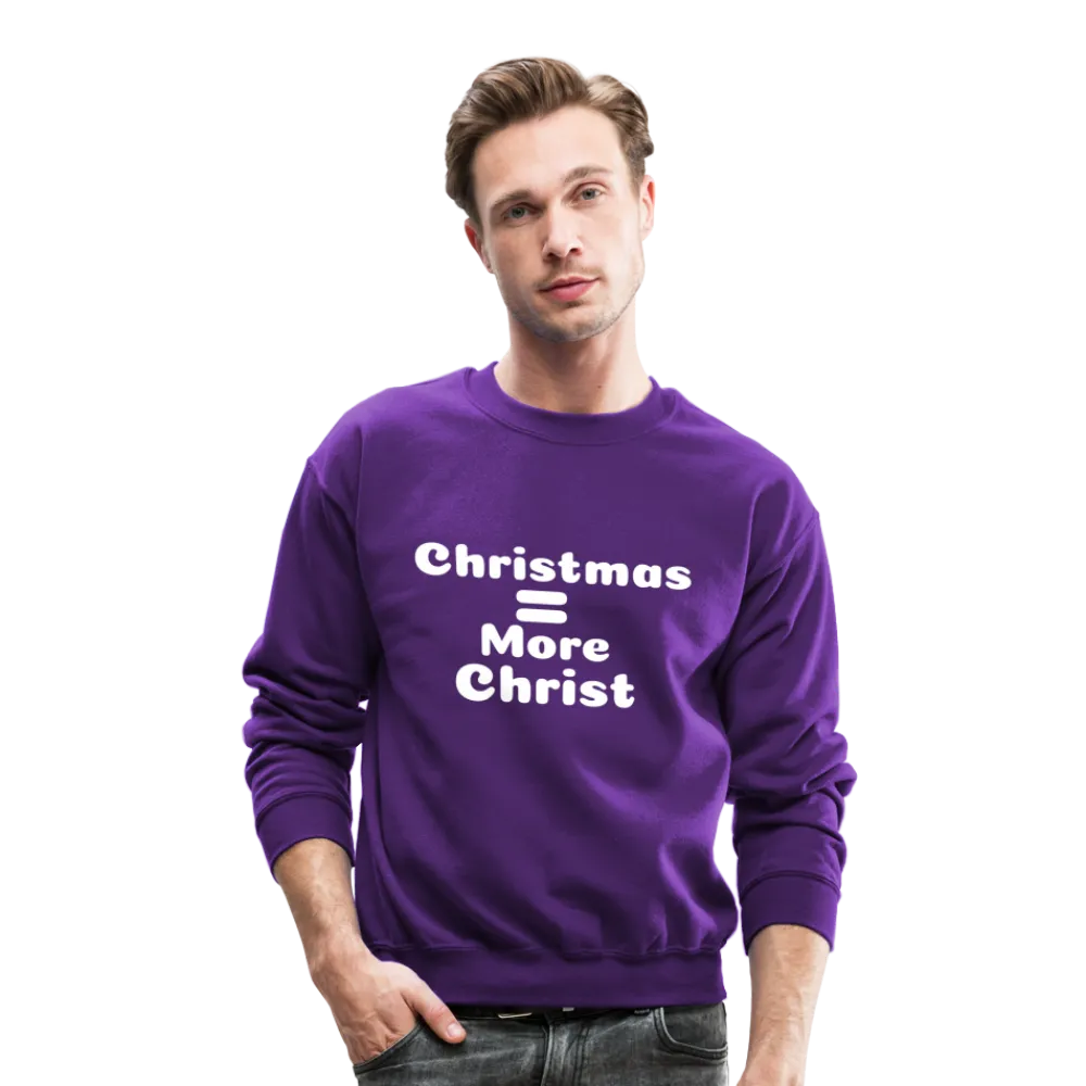 Crewneck Sweatshirt with a message of Christmas