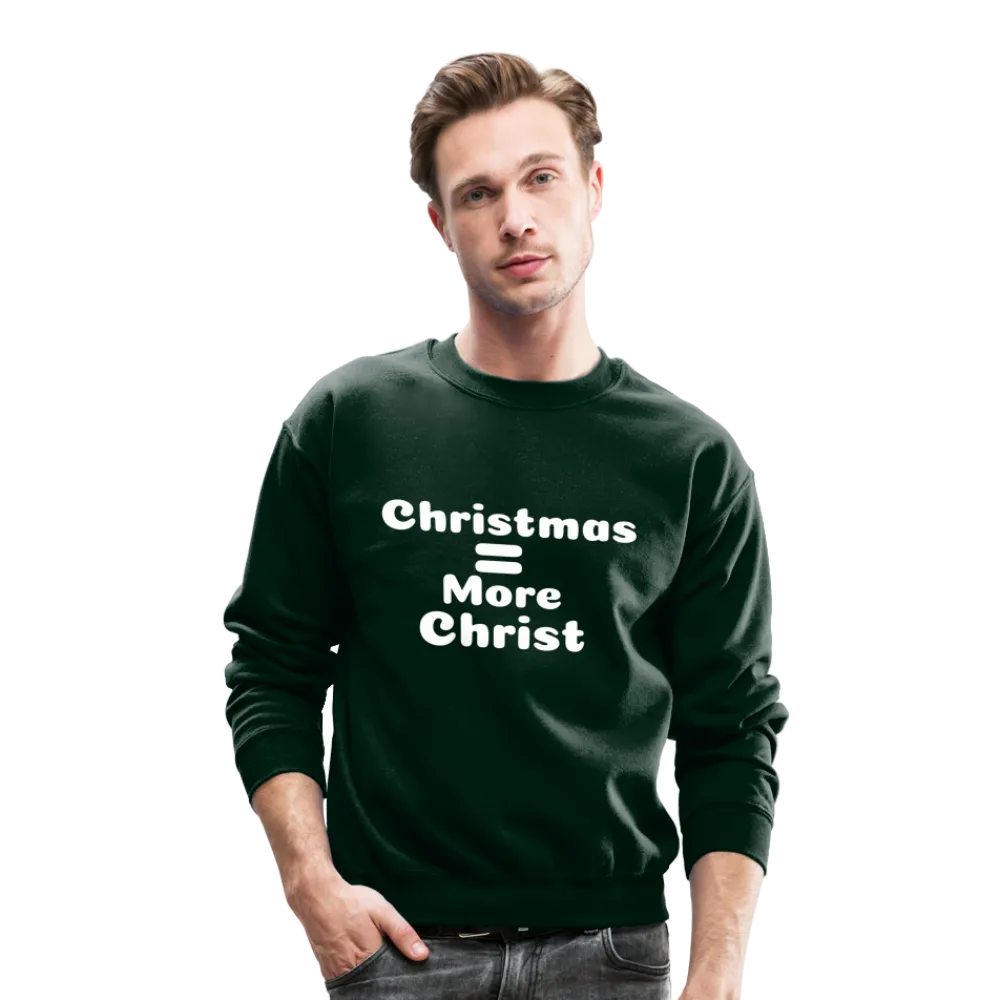 Crewneck Sweatshirt with a message of Christmas