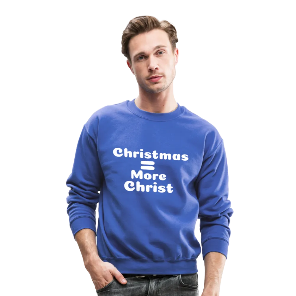 Crewneck Sweatshirt with a message of Christmas