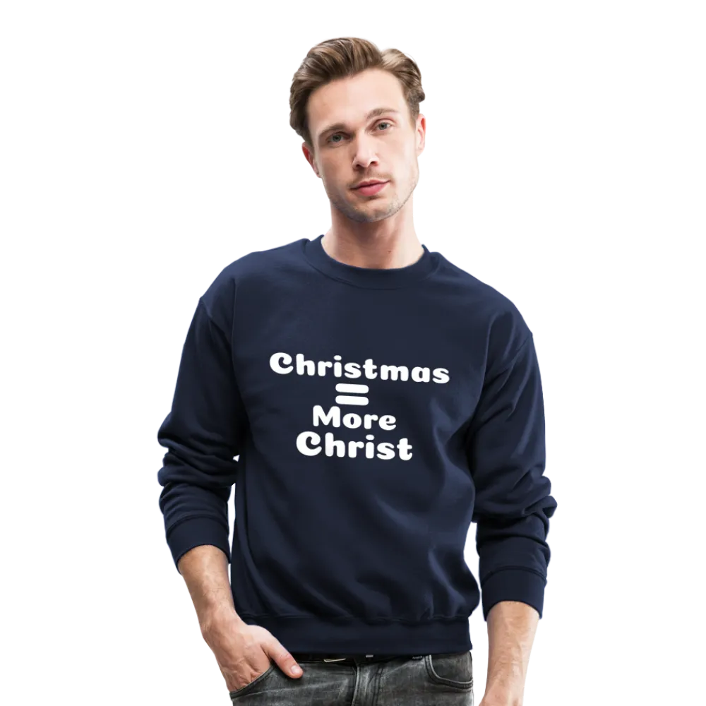 Crewneck Sweatshirt with a message of Christmas