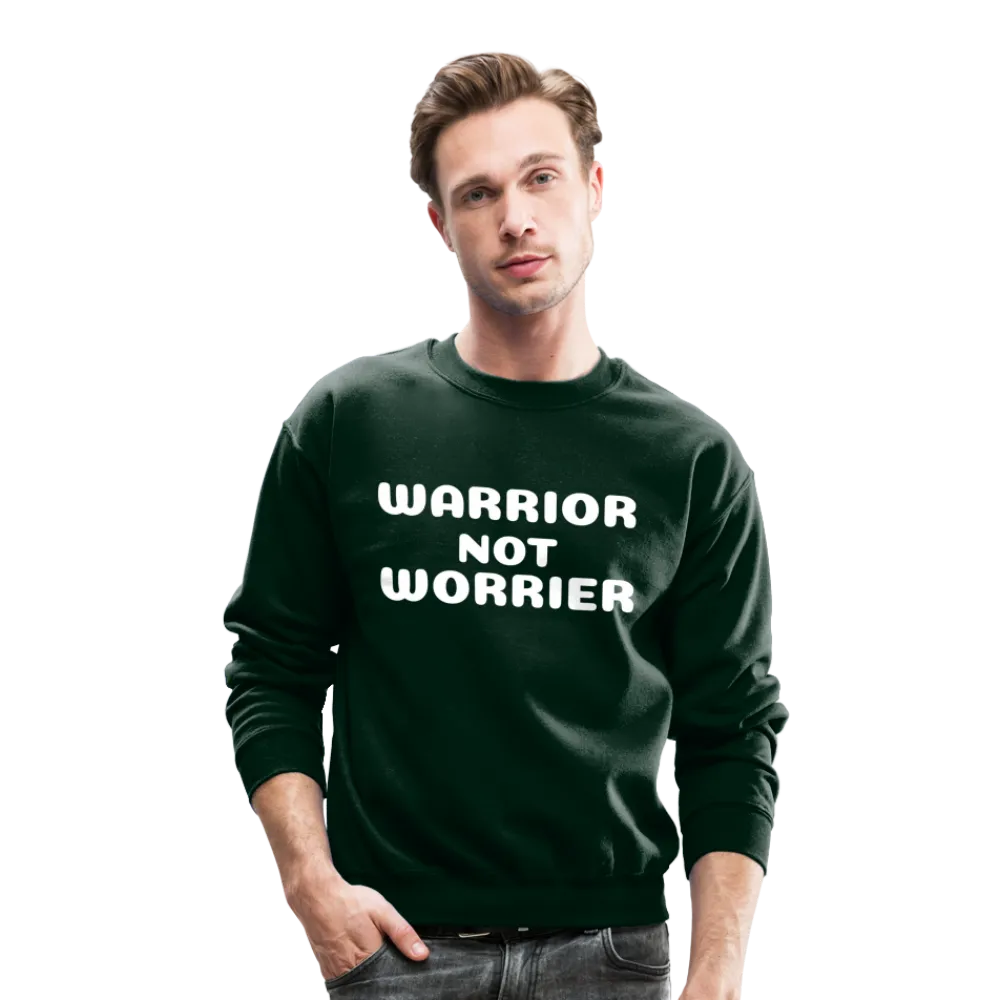 Crewneck Sweatshirt with a message of strength  Warrior