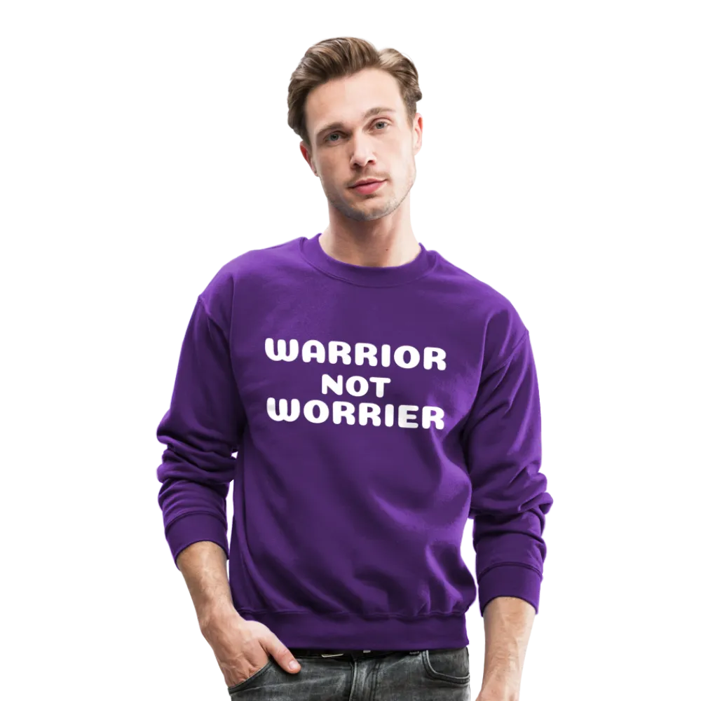 Crewneck Sweatshirt with a message of strength  Warrior