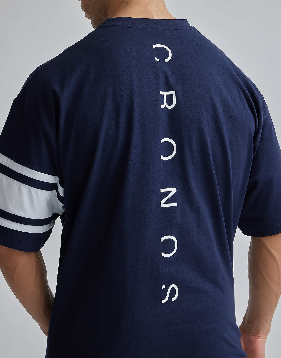 CRONOS BRASSARD OVERSIZE T-SHIRTS【BLACK】